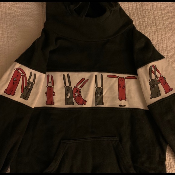 💜 NIKITA bunny hoodie - Small - Picture 3 of 4
